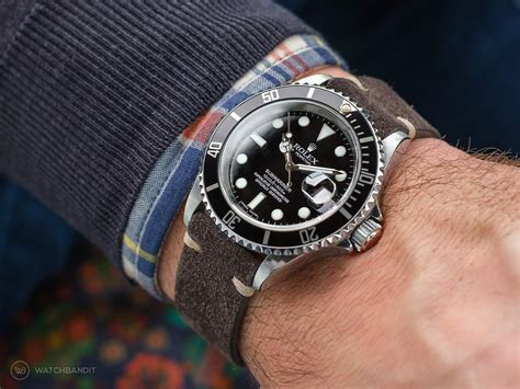 rolex submariner bands|best straps for rolex submariner.